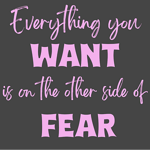 Read more about the article EVERYTHING YOU WANT IS ON THE OTHER SIDE OF FEAR